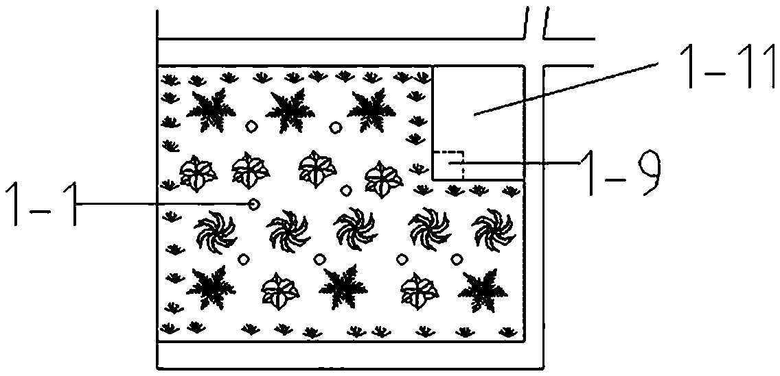 Spongy rainwater collection and utilization system for school built on natural mountain