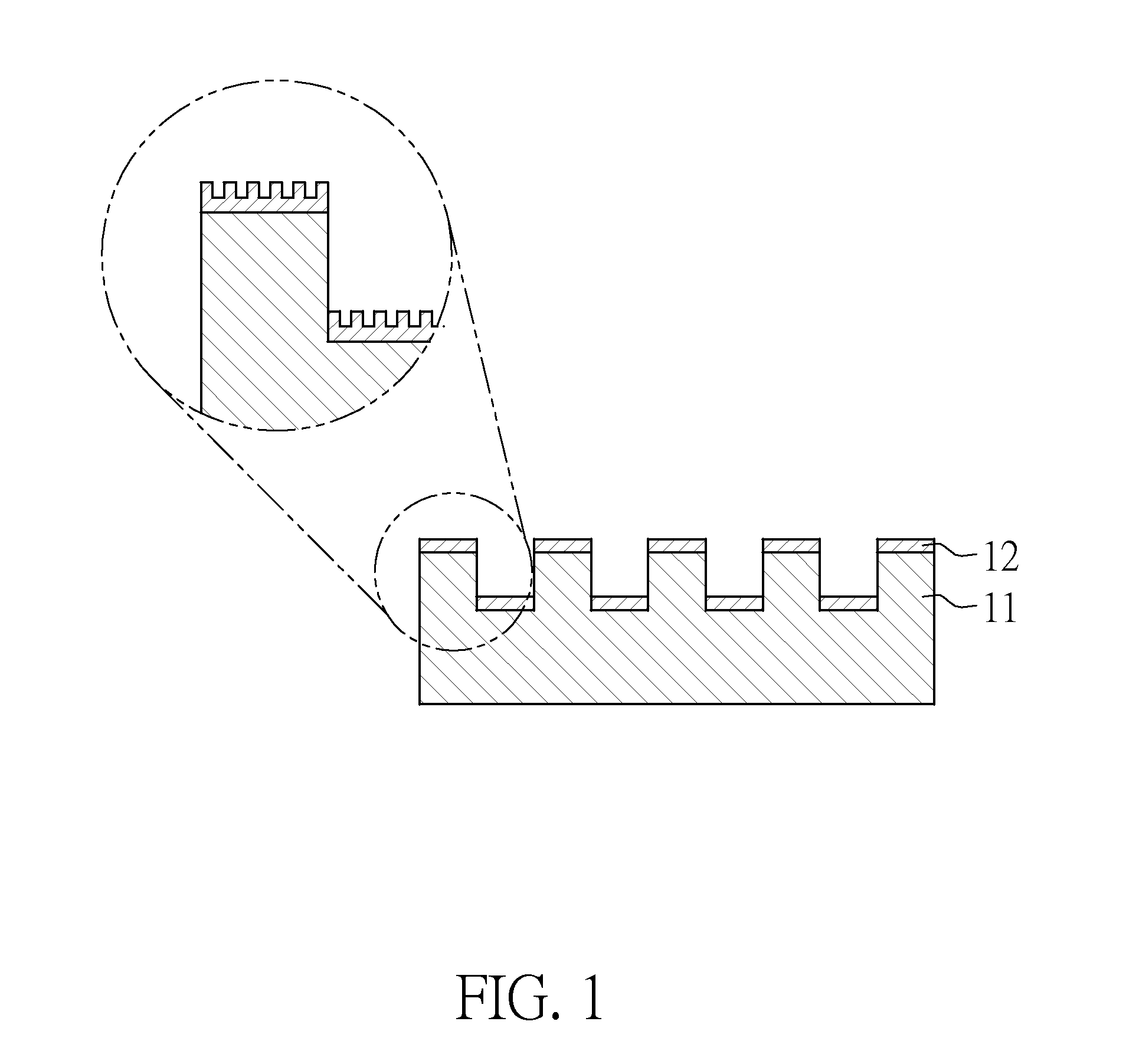 Micro-nano composite structure and production method thereof