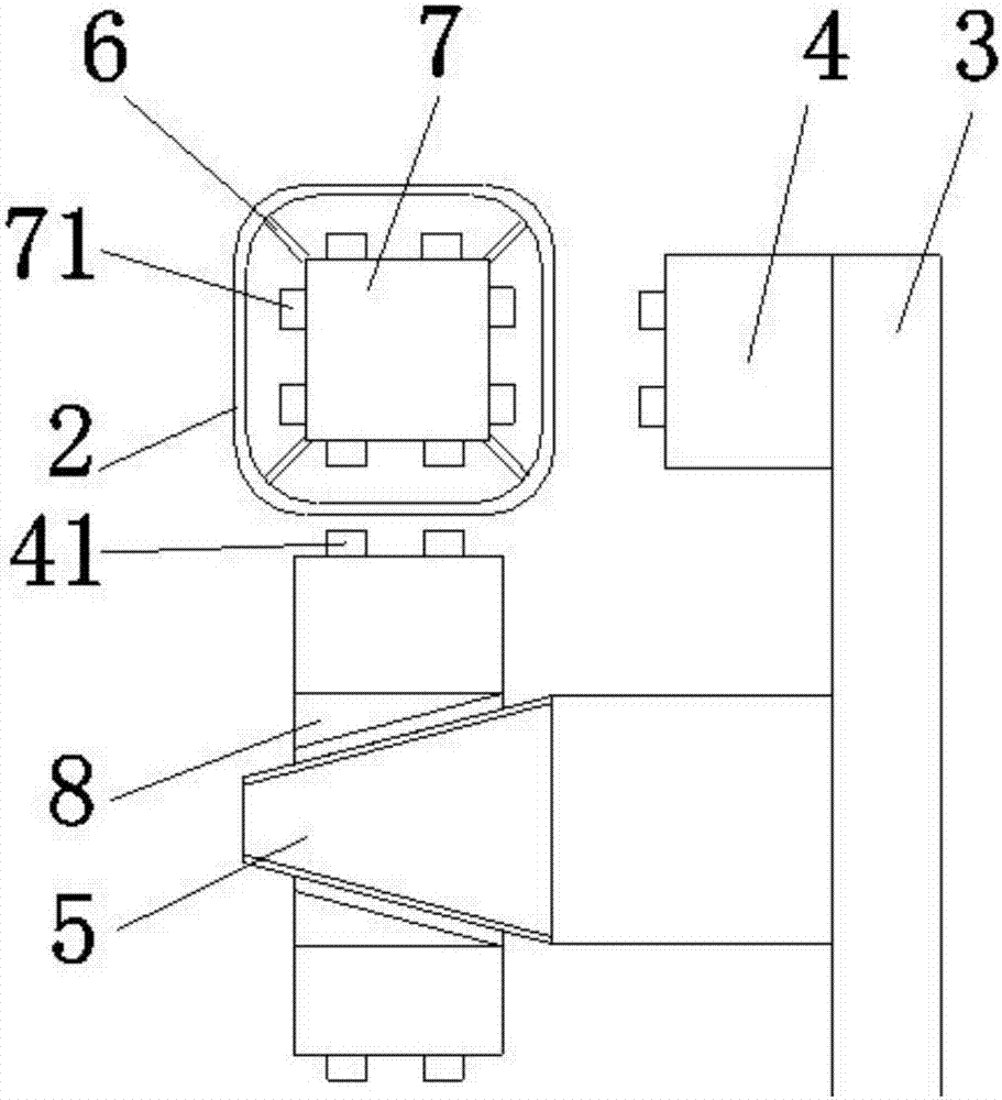 A plastic switch box integrated injection punching machine