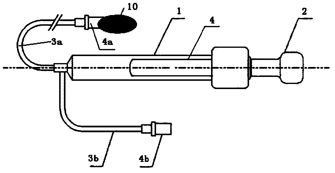 Balloon filling device