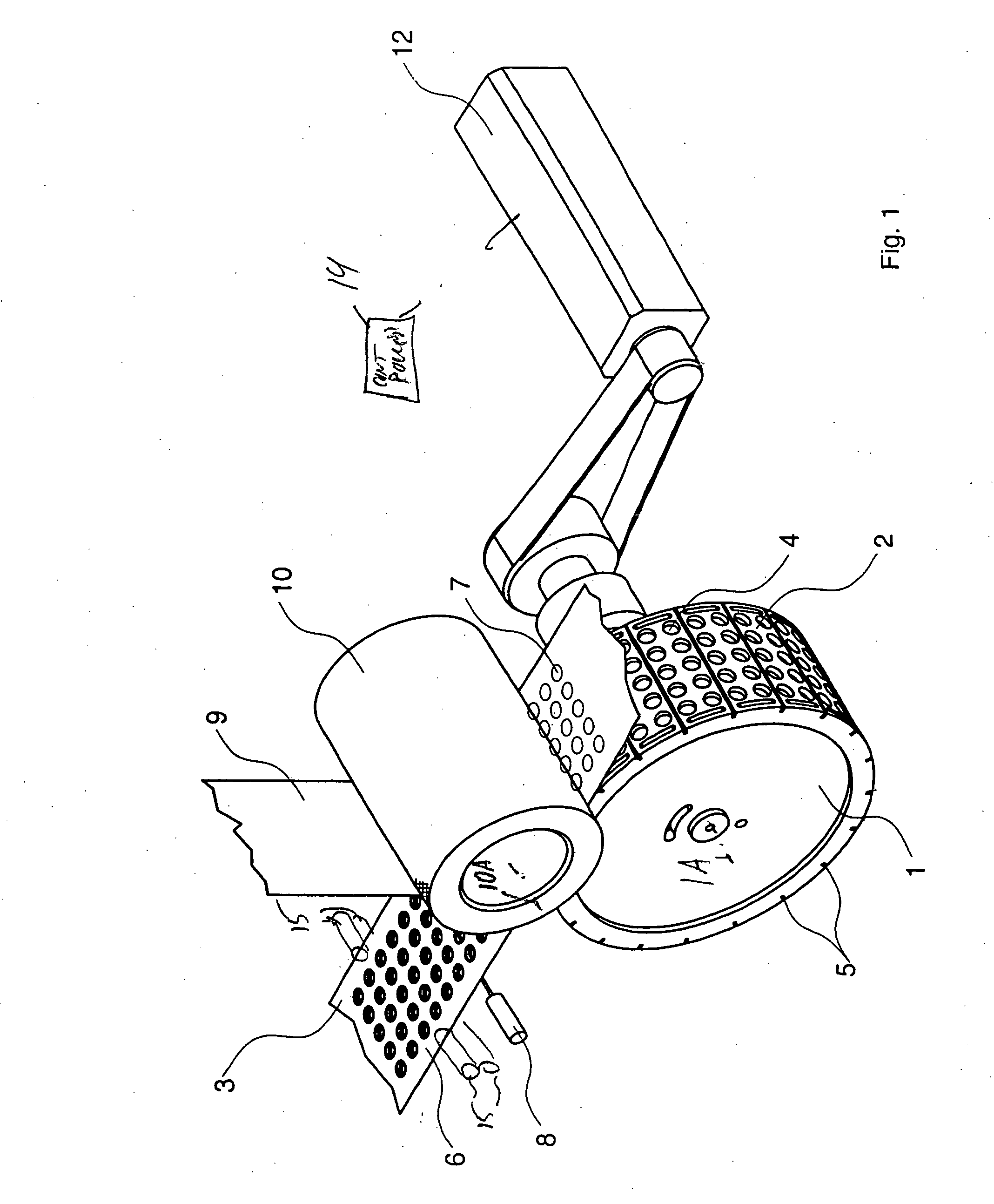 Apparatus for sealing a cover foil to a blister foil