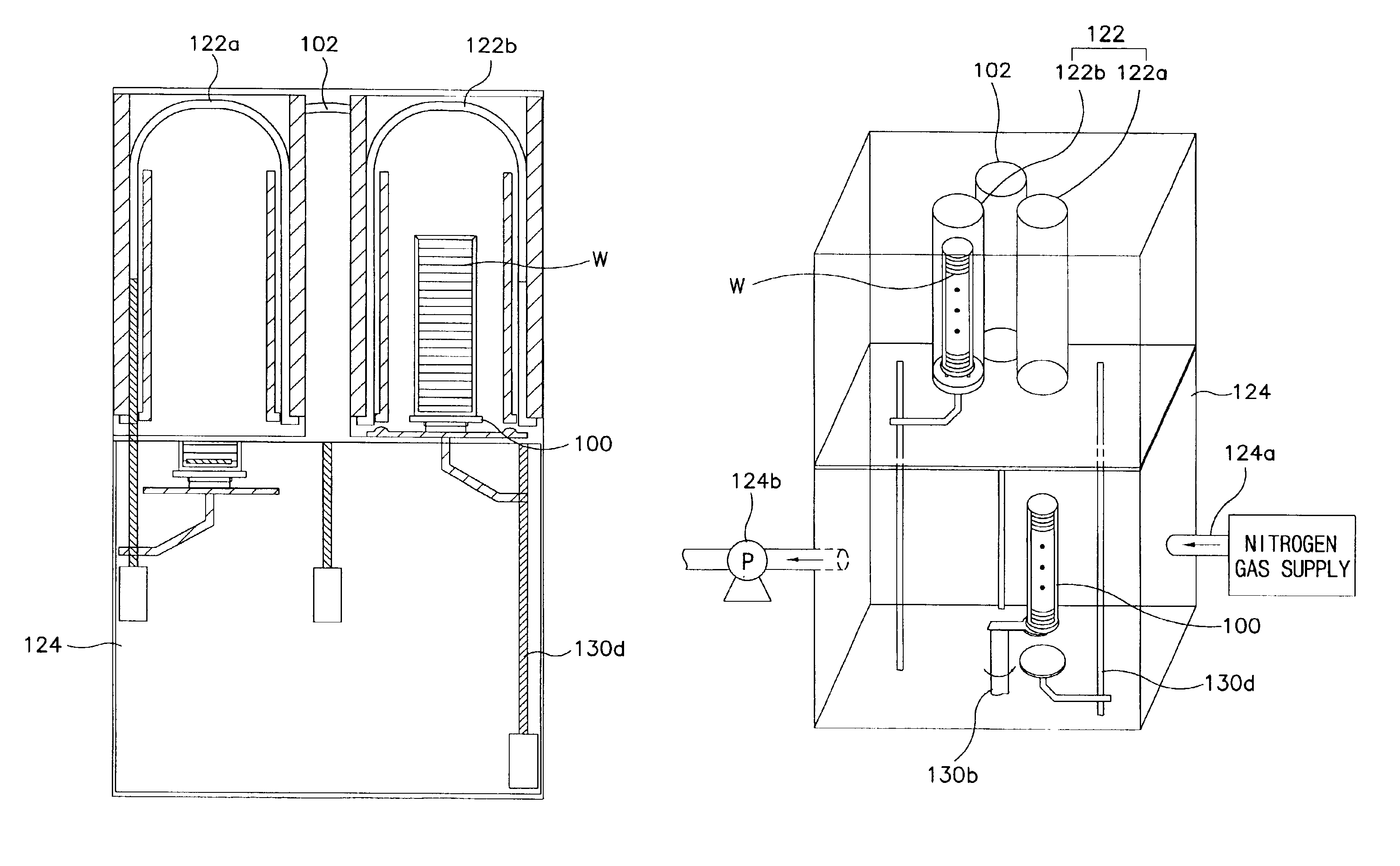 Method of and apparatus for performing sequential processes requiring different amounts of time in the manufacturing of semiconductor devices