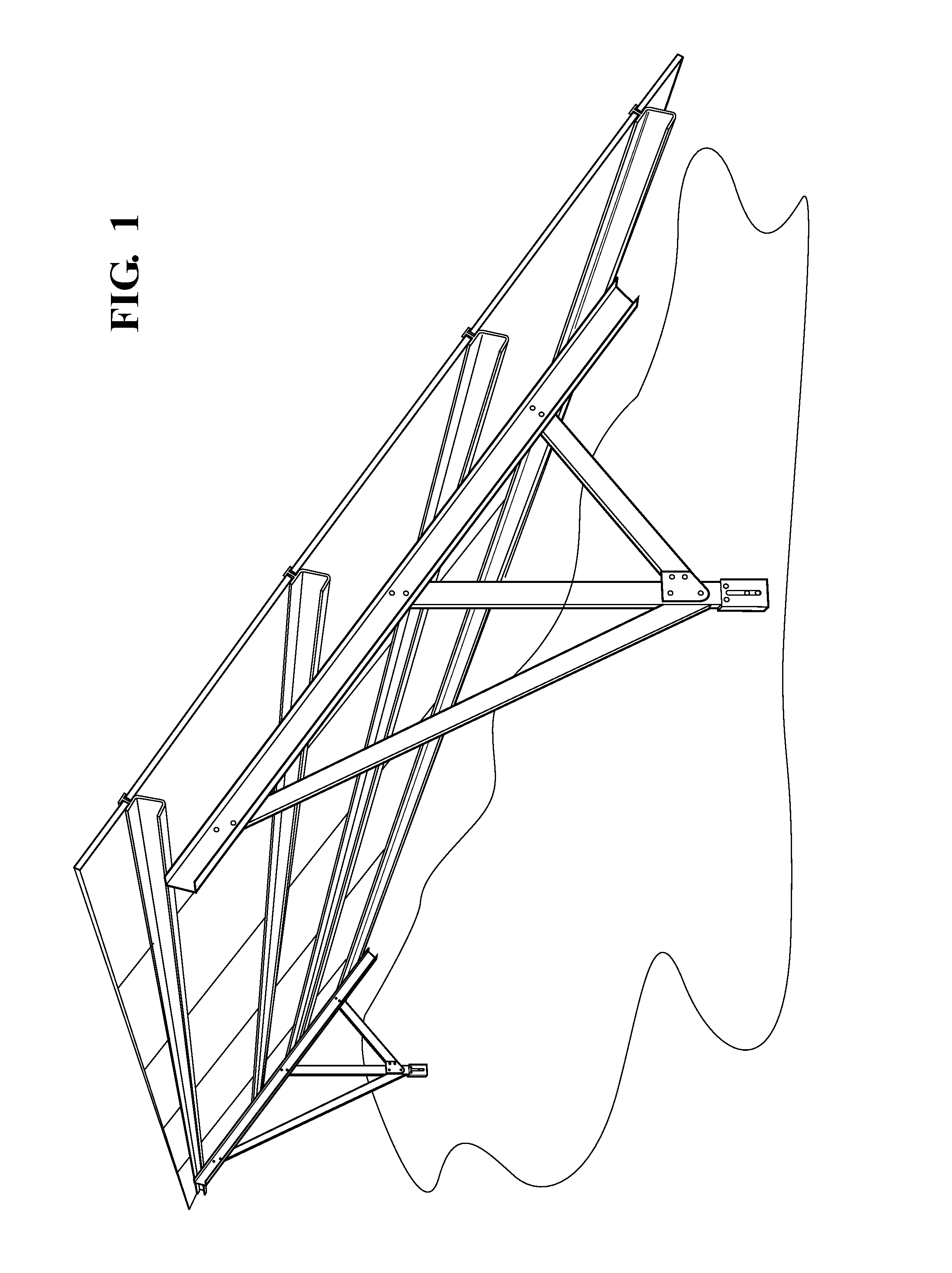 Solar Panel Assembly With A Mounting Structure