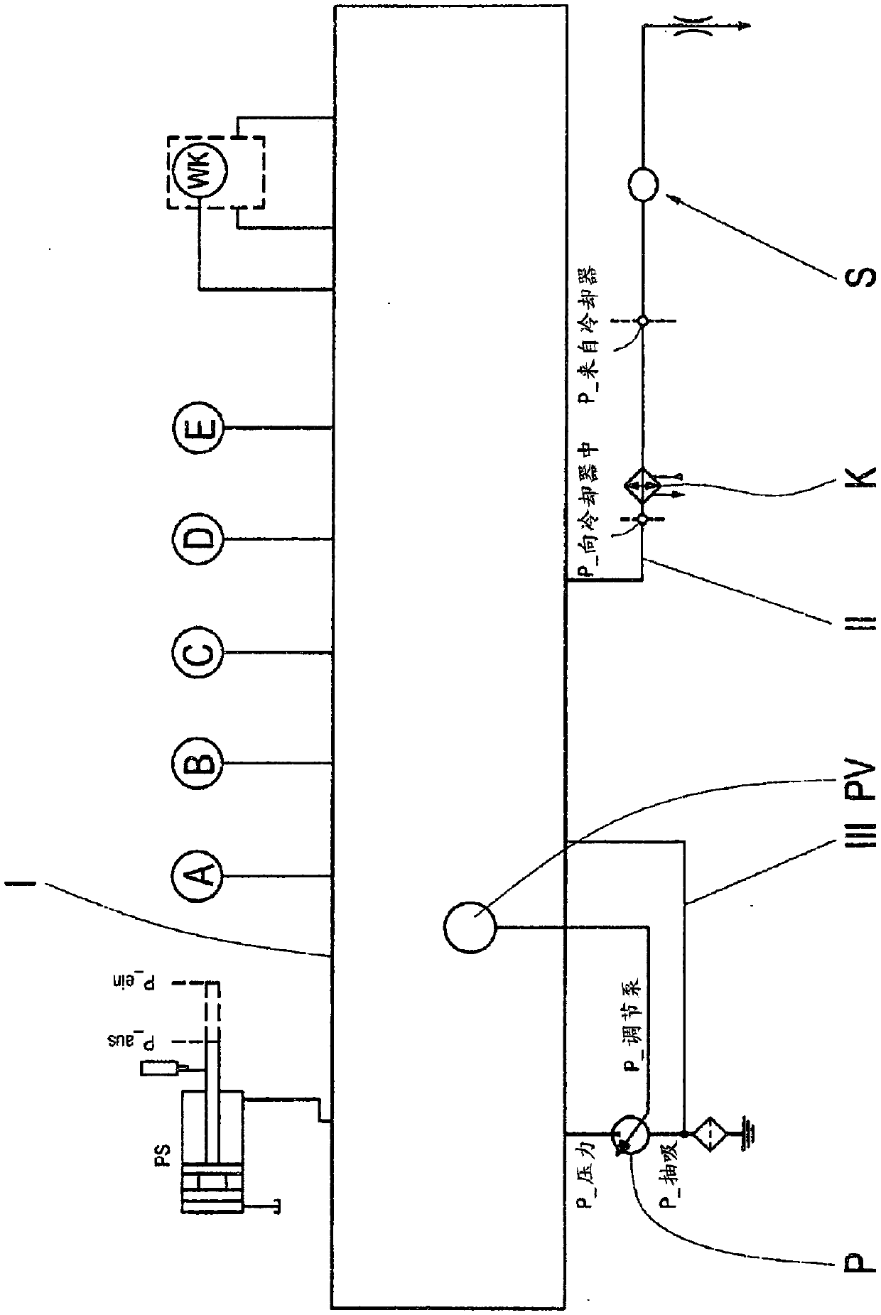 Hydraulic supply device and control method