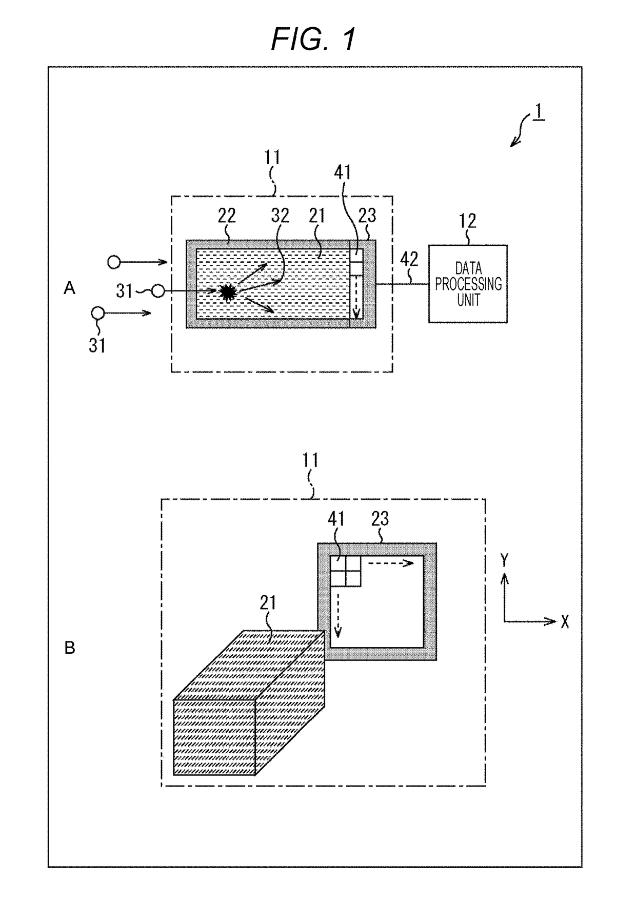 Optical pulse detection device, optical pulse detection method, radiation counter device, and biological testing device