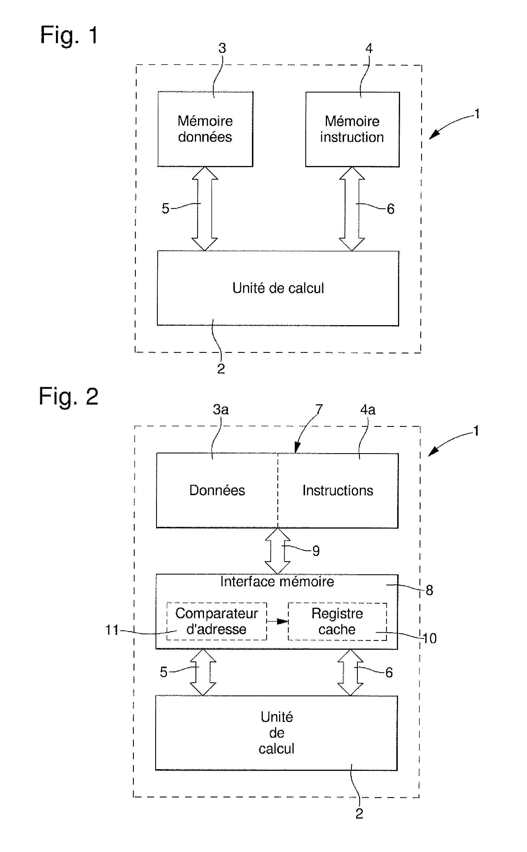 Processor circuit with shared memory and buffer system