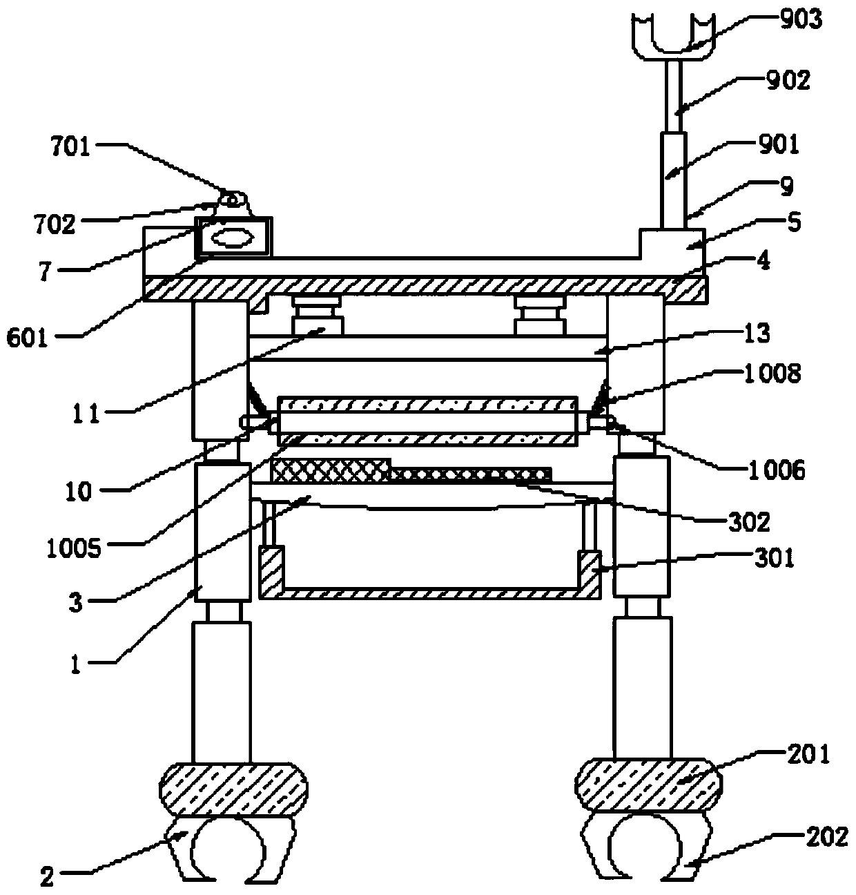 A multifunctional nursing device for post-surgery