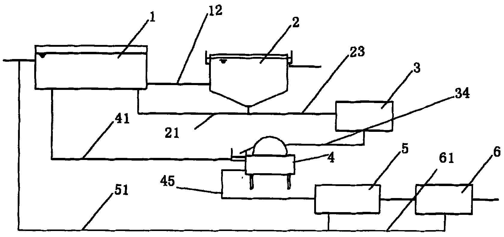 Magnetic carrier containing sewage treatment device and sewage treatment method