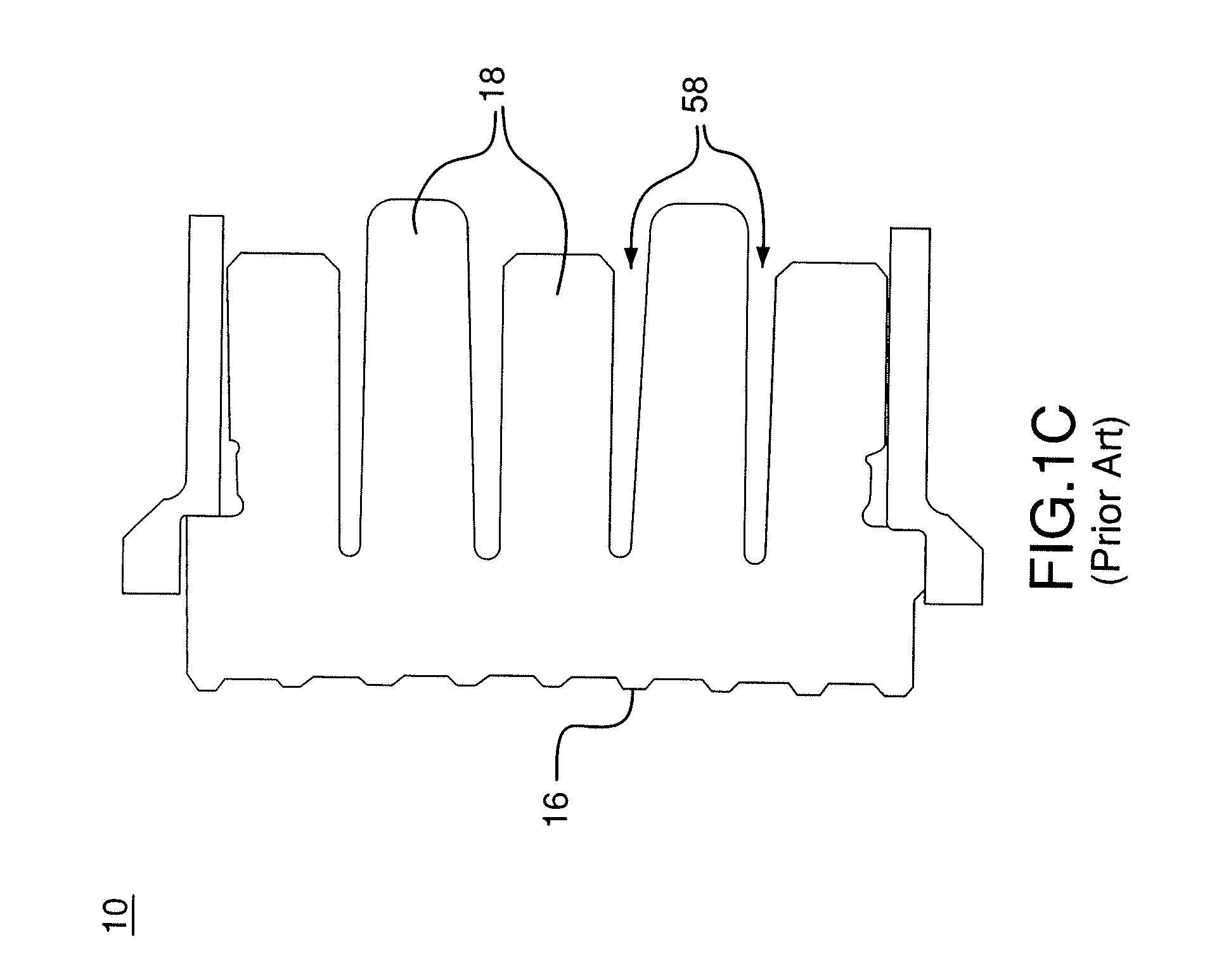 Electrical connector with stress-distribution features