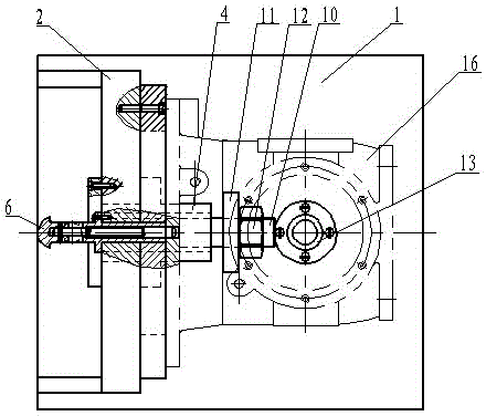 Fixture for machining of sides of right-angle gear reduction box bodies