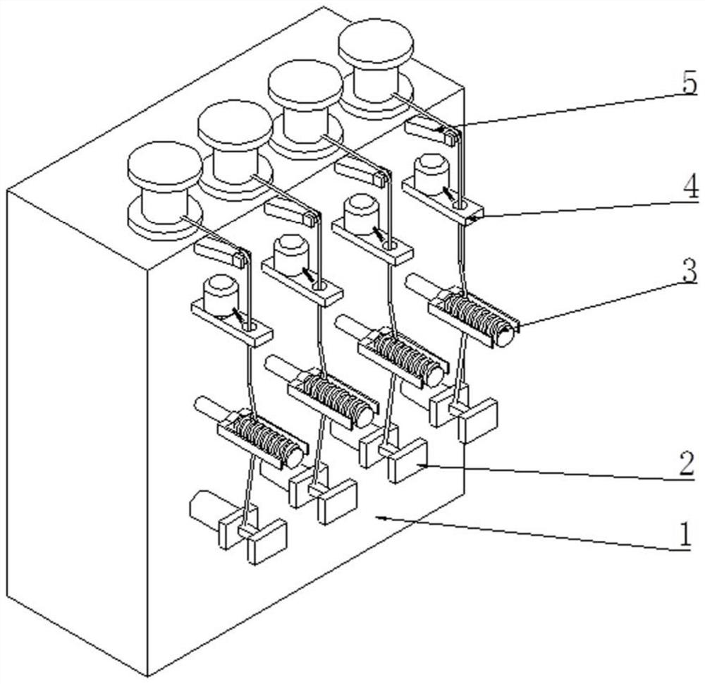 A winding device for a relay