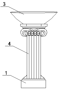 Rotary type flower and plant planting container