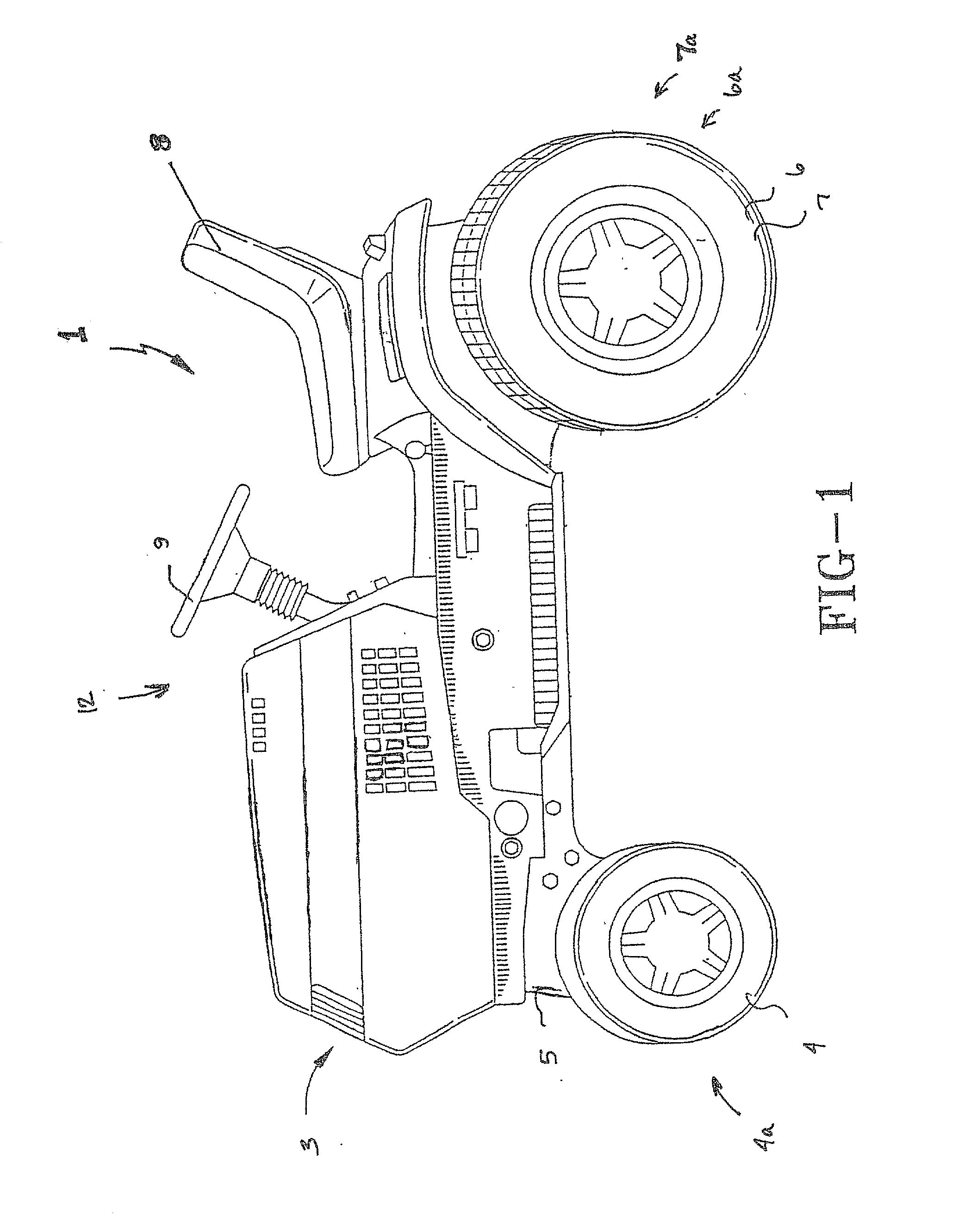 ZTR vehicle with a one-pump two-motor mechanism