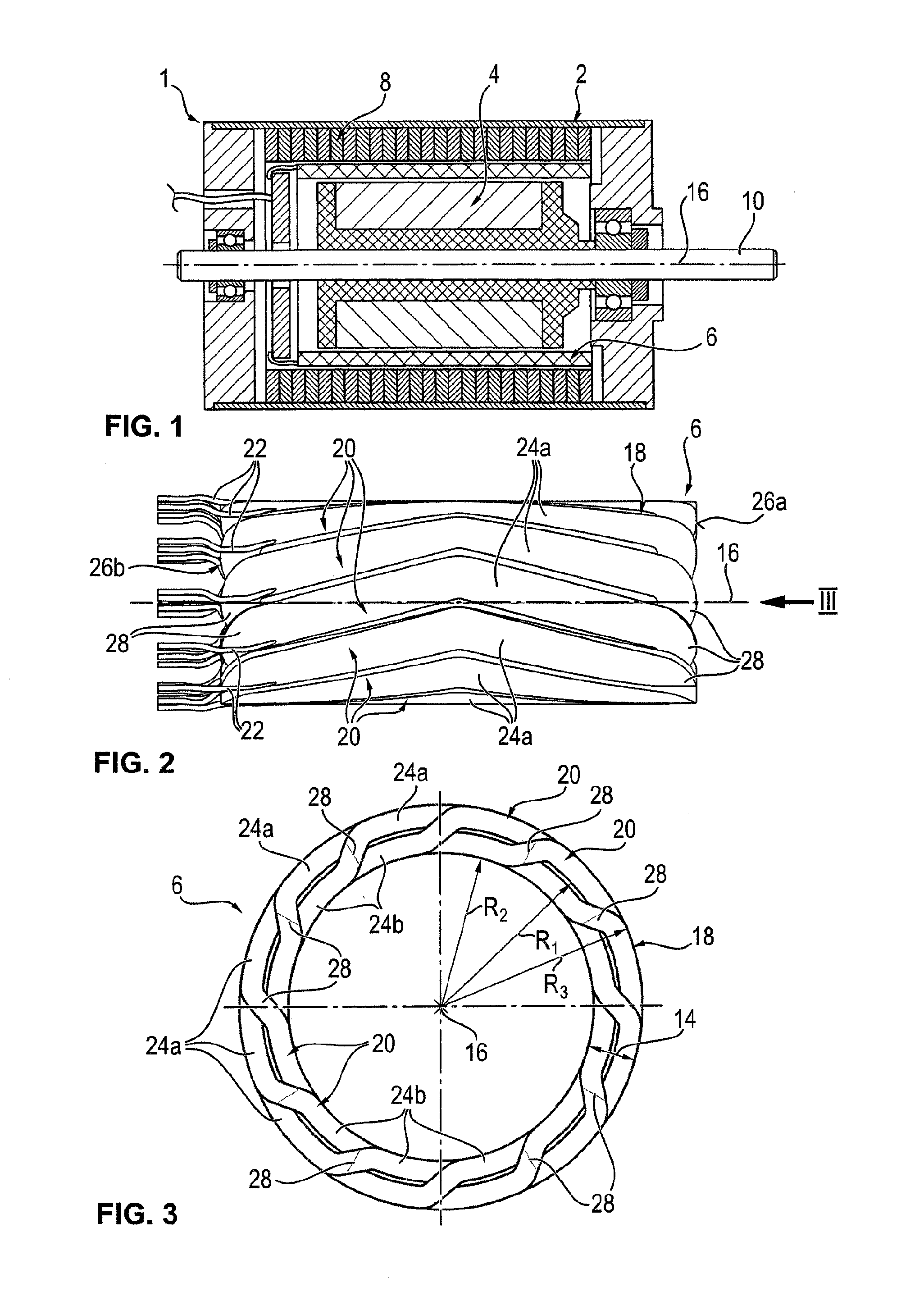 Preformed Coil to Produce a Self-Supporting Air Gap Winding, in Particular Oblique Winding of a Small Electrical Motor