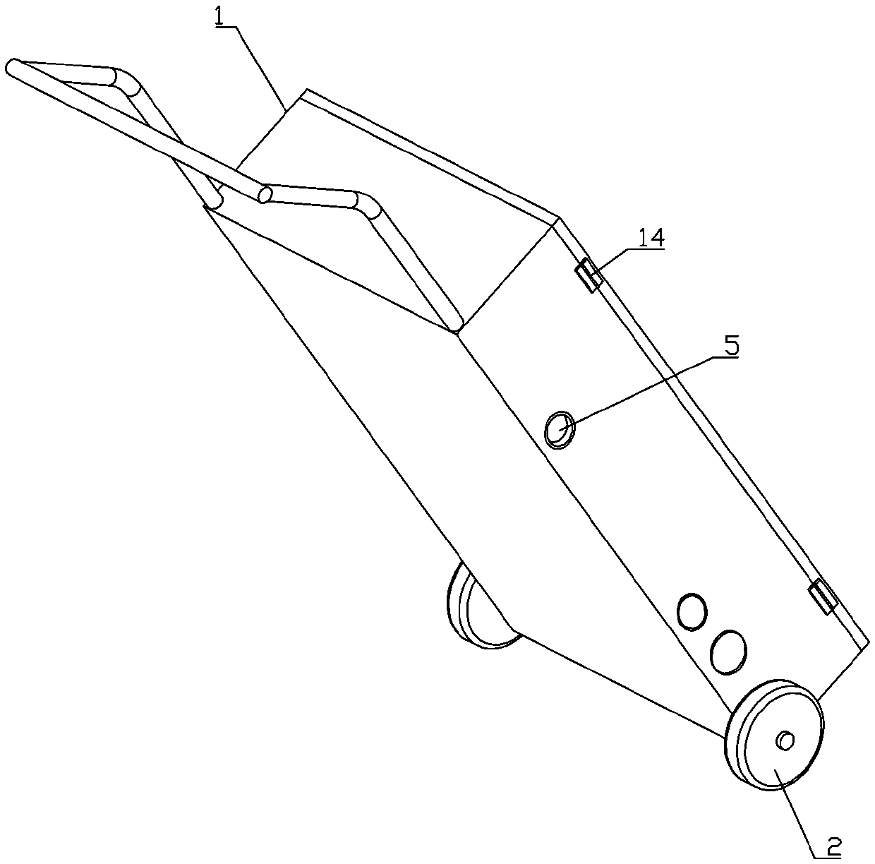 Movable and convenient pay-off box and pay-off method thereof