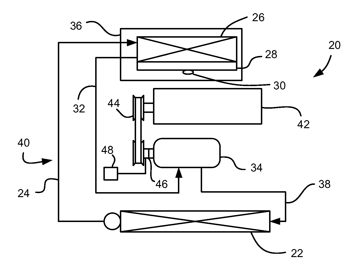 Air Conditioning System with Cold Thermal Storage and Evaporator Temperature Control