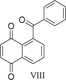 Synthesis method of compounds of 5-benzoyl-1, 4-naphthaquinone with similar gossypol effect