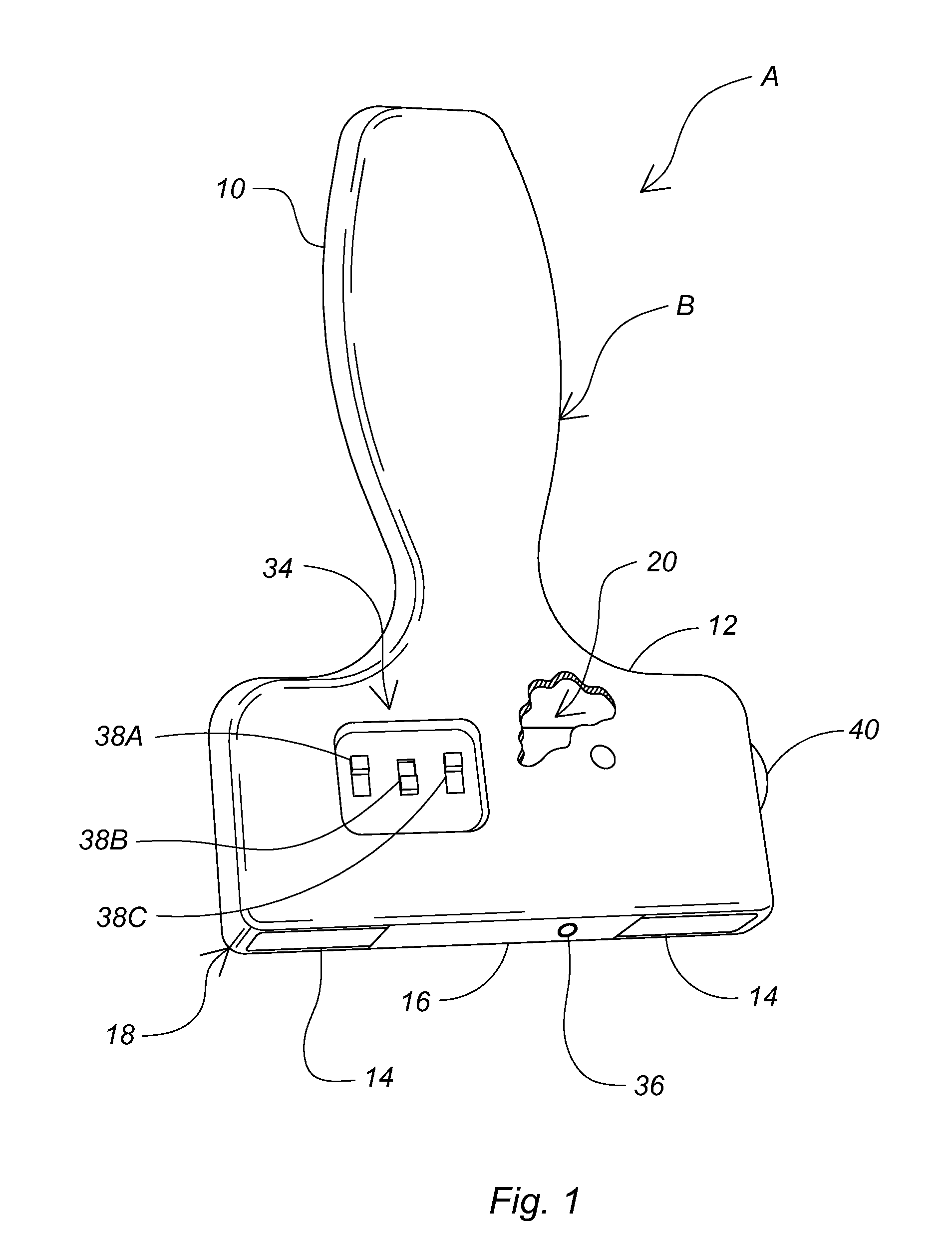 Applicator Head and Method for Treatment of Pain by Transcutaneous Electrical Nerve Stimulation