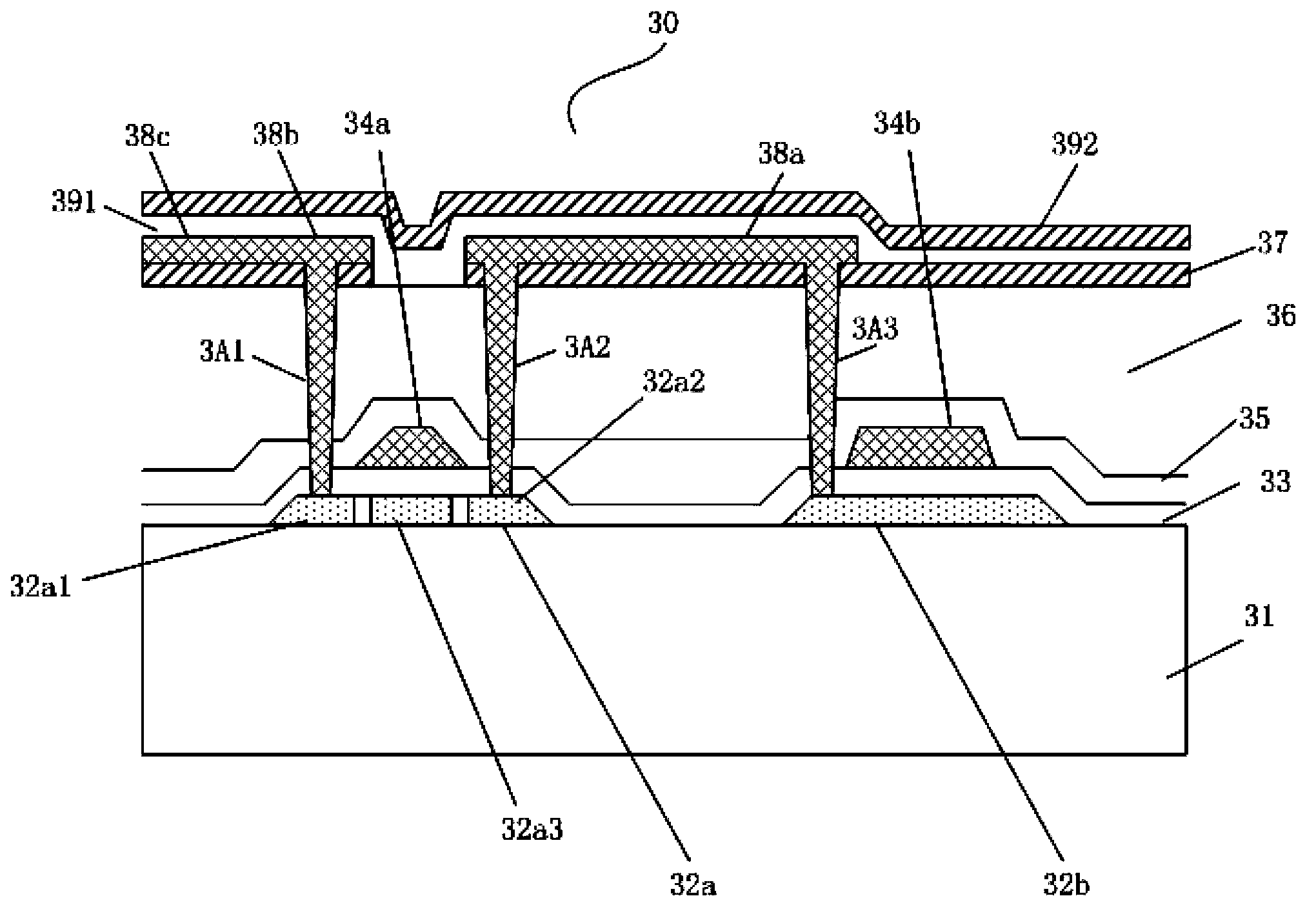 Thin film transistor array substrate, liquid crystal display device and manufacturing method
