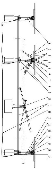 Linkage tracking photovoltaic power station