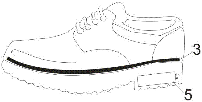 Graphene far-infrared heating shoes