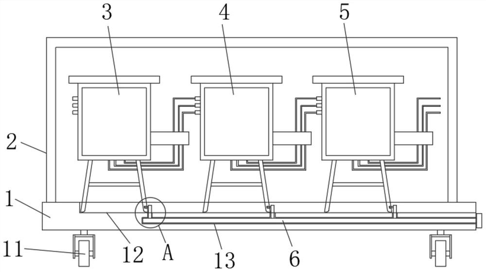 Construction site multistage three-phase distribution box