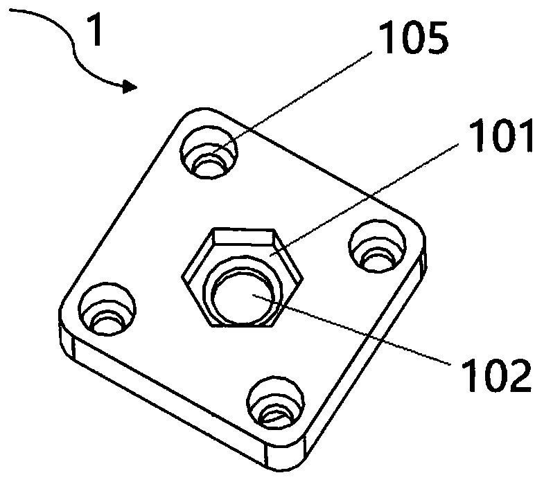 Connecting component for communicating battery pack with load