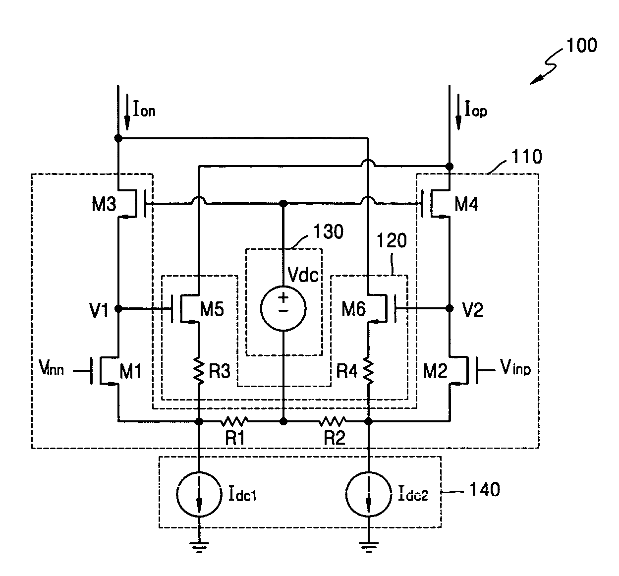Transconductor circuit for compensating the distortion of output current