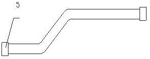 A bridge elbow joint of a spool and a bridge elbow