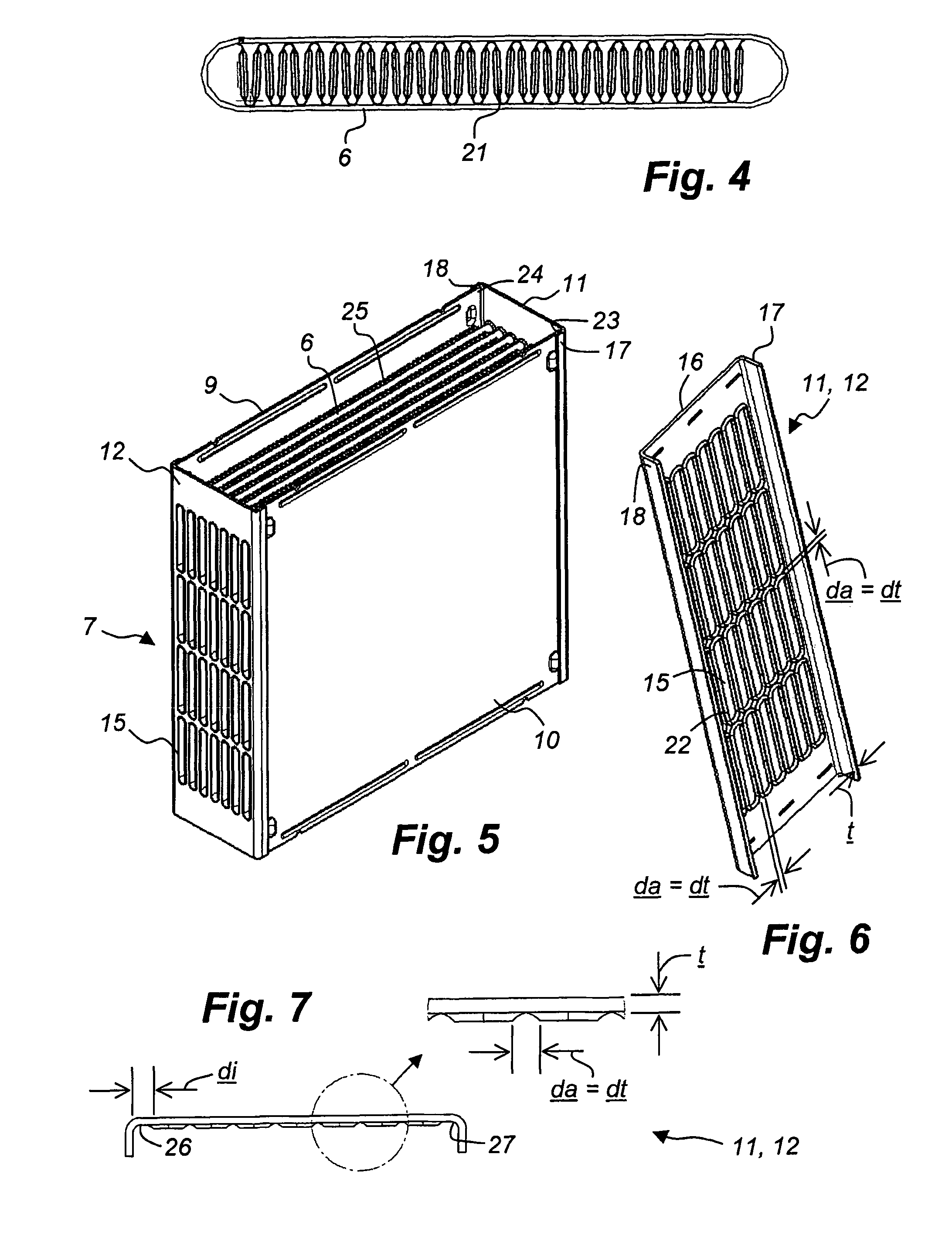 Header plate and heat exchanger comprising same