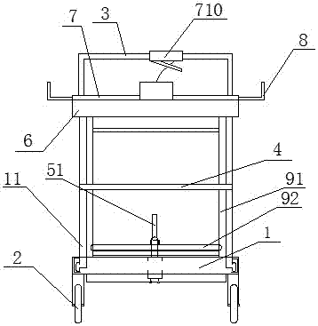 Box girder support mounting trolley