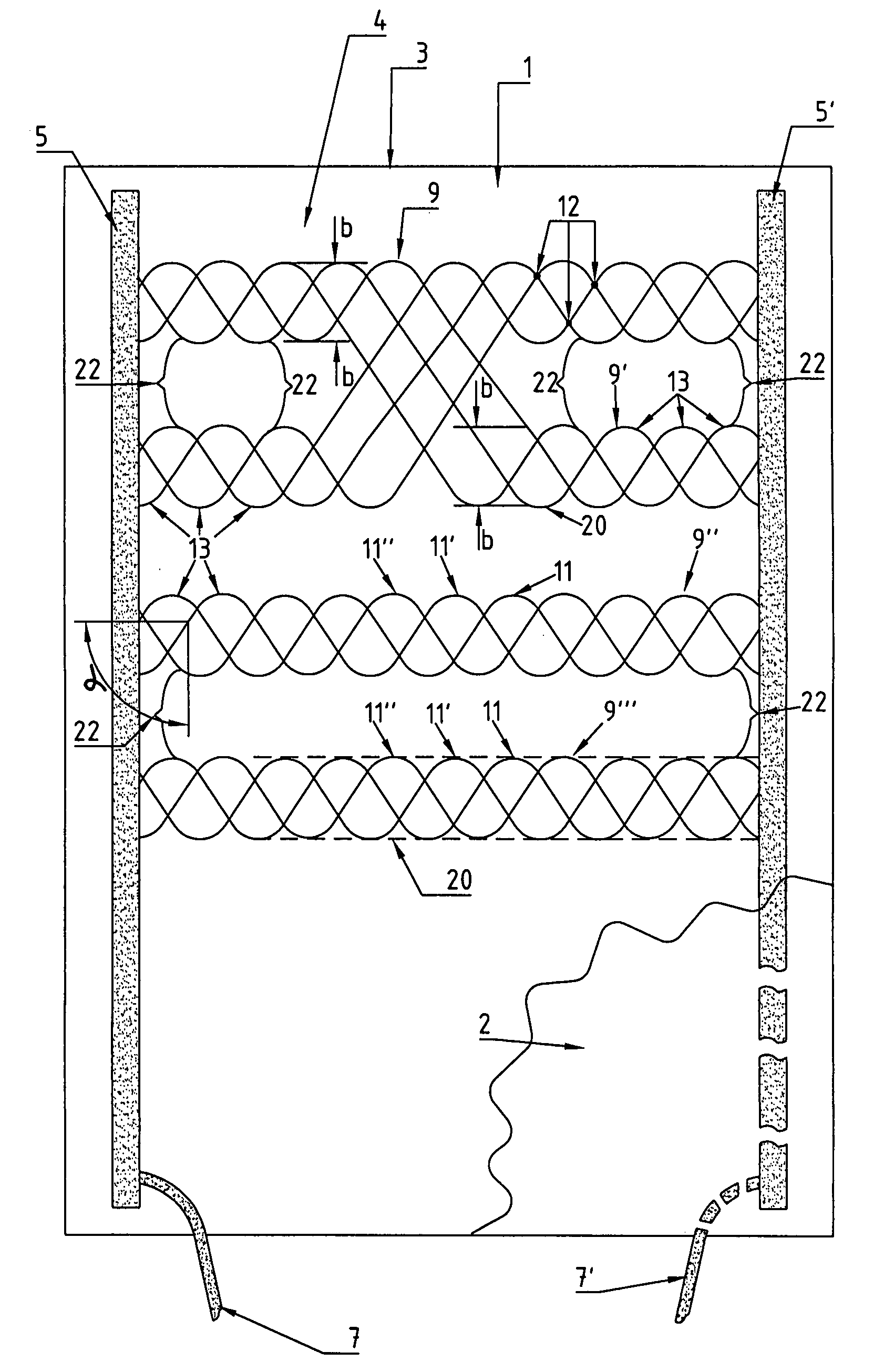 Flat heating element