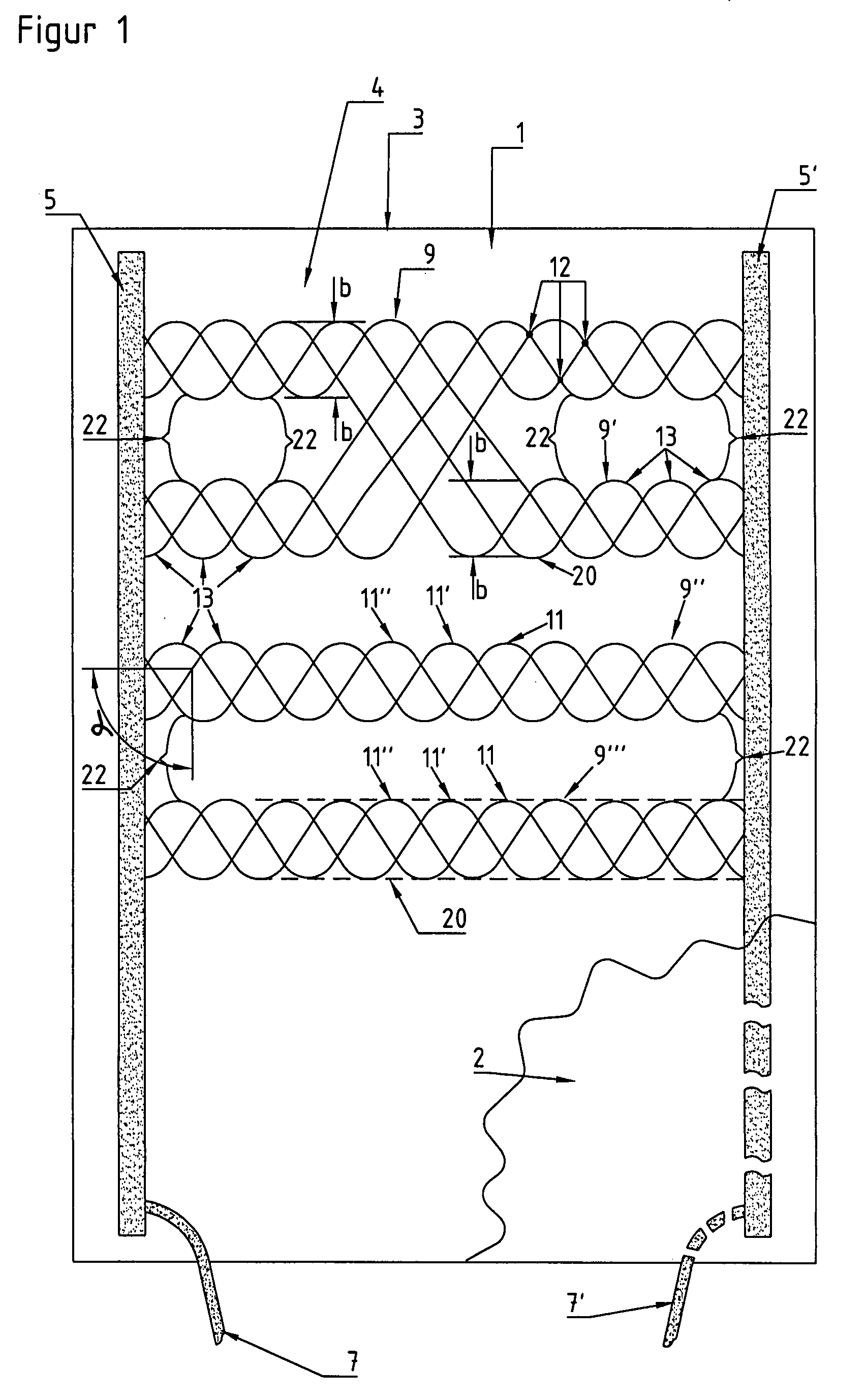 Flat heating element