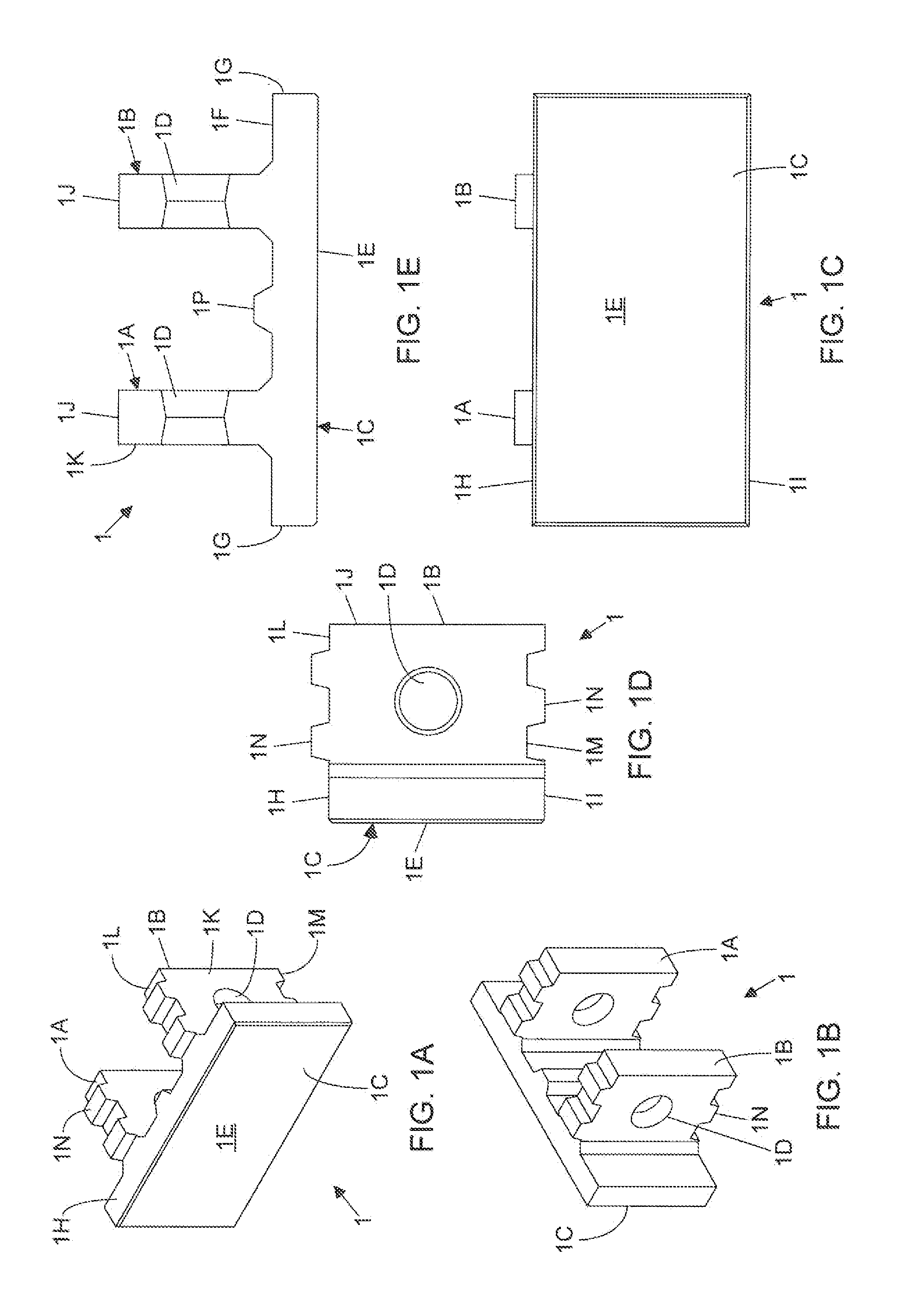 Method of and machine for manufacturing concrete u-wall type construction elements and method of operating the same