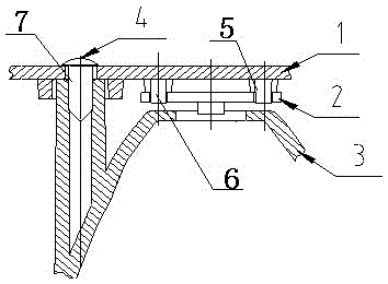 Circuit board structure with LED as light source