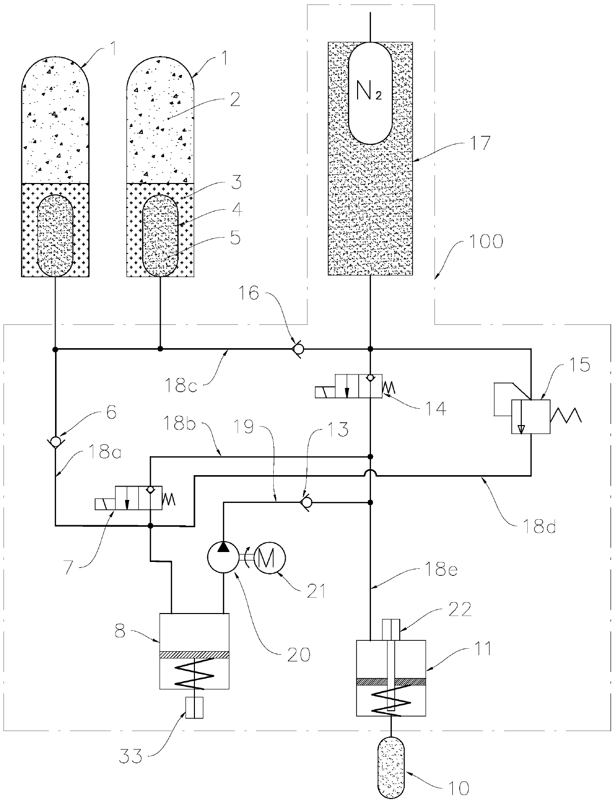 Profile motion platform based on ocean temperature difference energy driving and lifting control method thereof