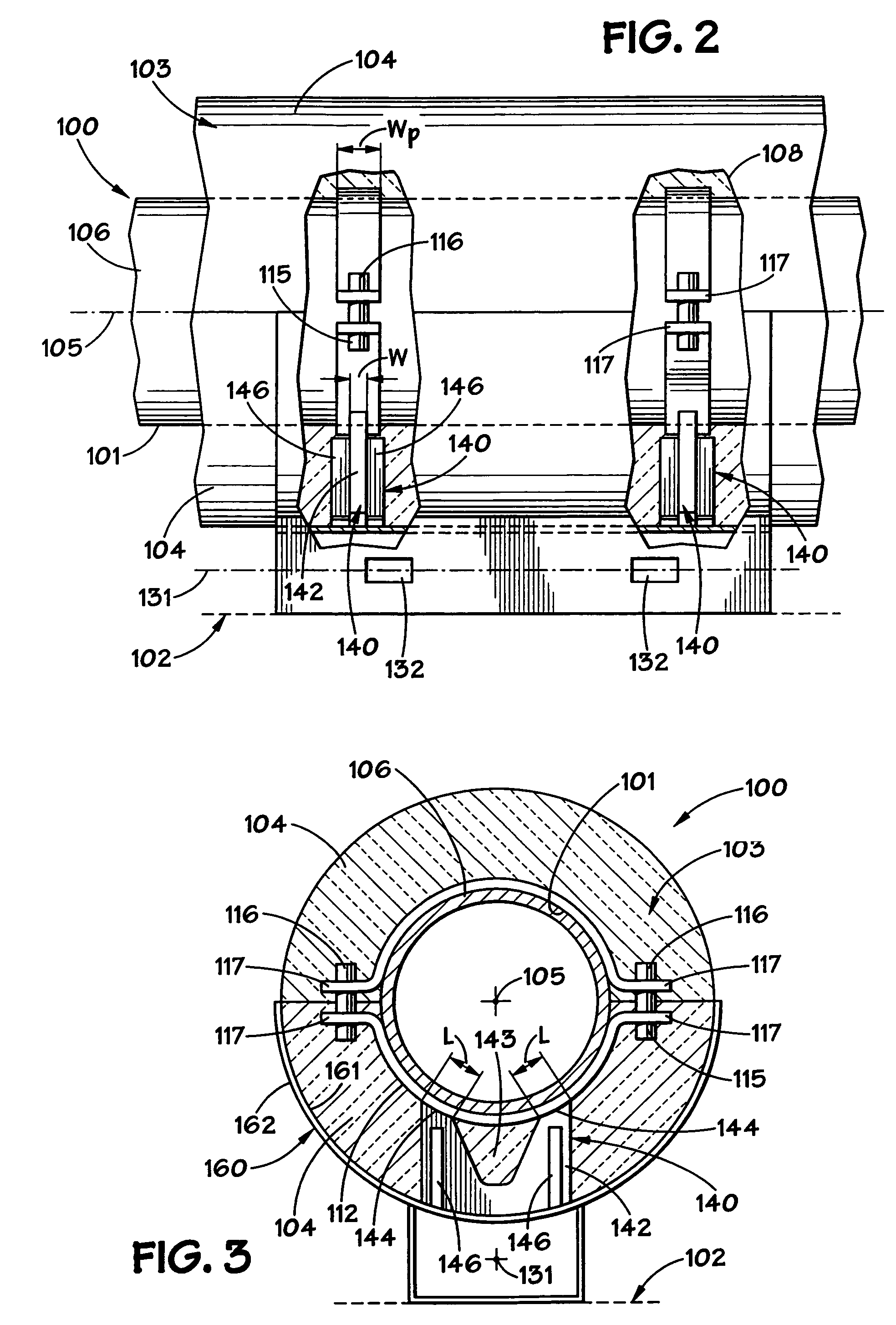 Method and apparatus for supporting an insulated pipe