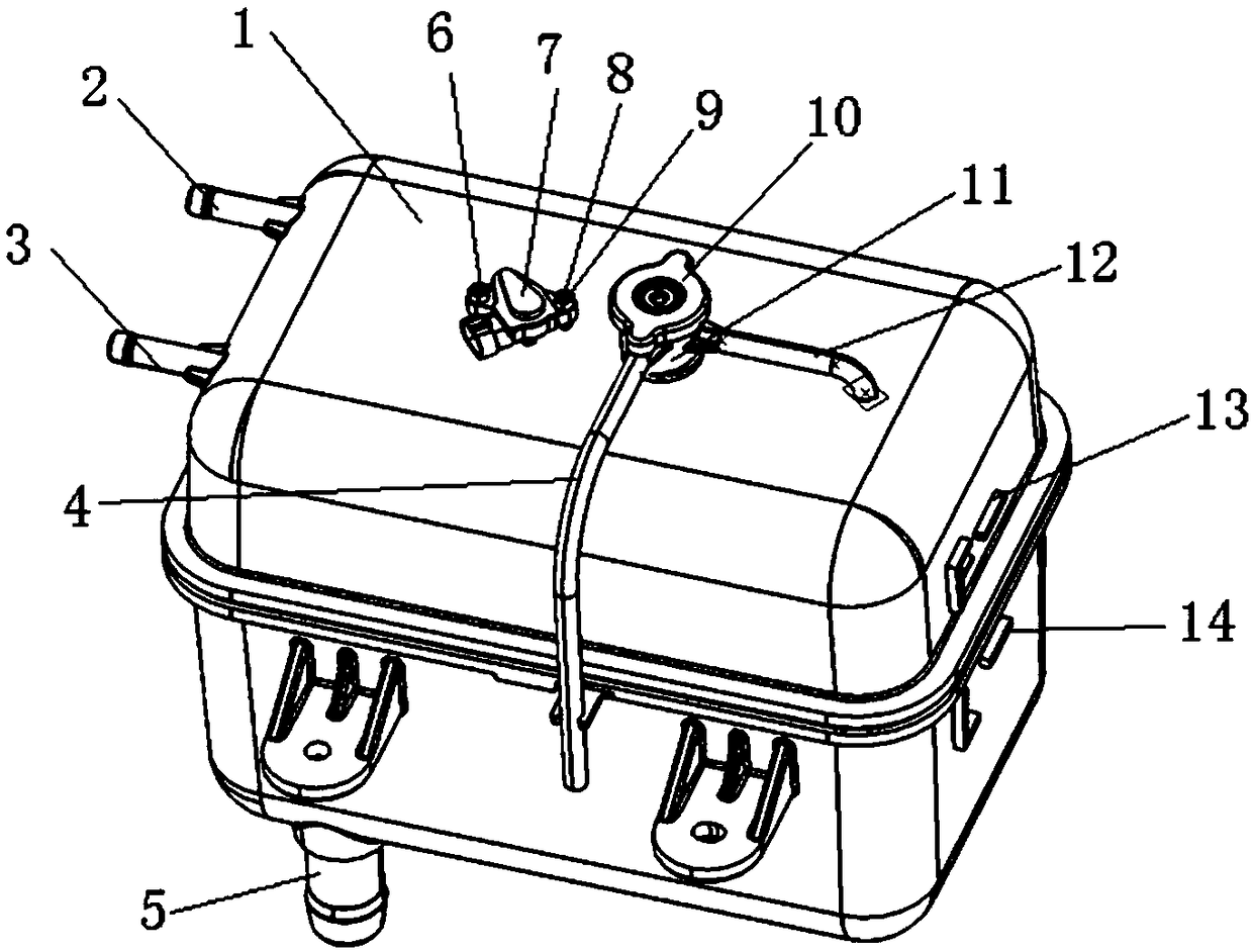 An expansion kettle and its processing method