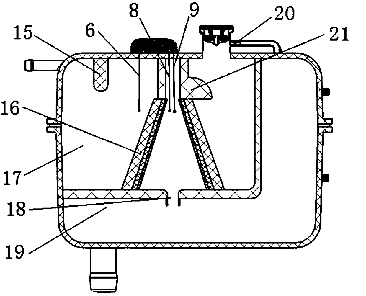 An expansion kettle and its processing method