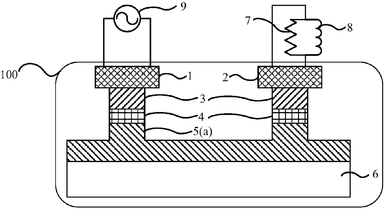 A device for guiding microfluidic transport by exciting-absorbing traveling waves