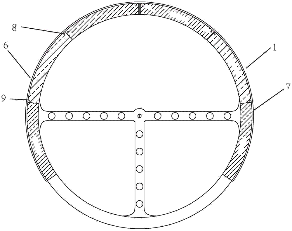 A buoyancy device circulating water power generation irrigation dual-purpose system