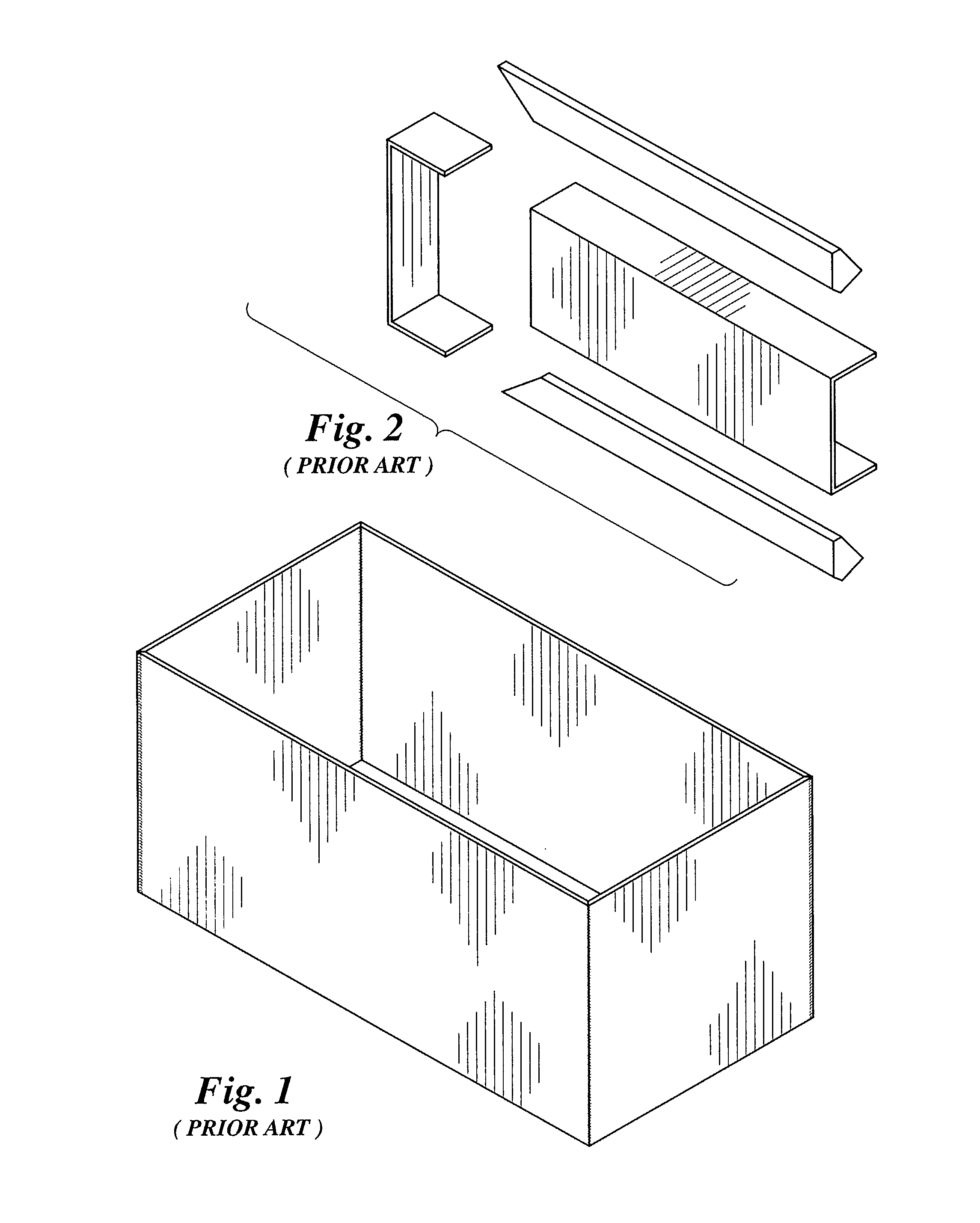 Front load refuse container and lift pocket assembly