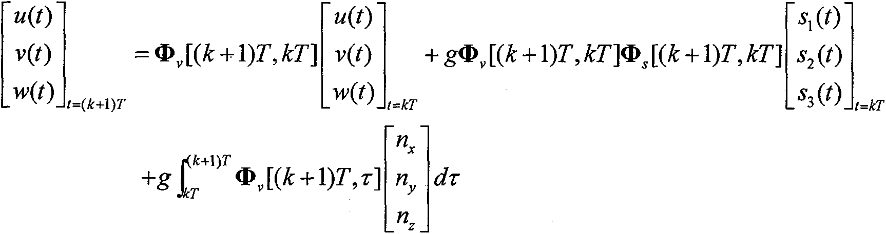 Chebyshev output method for space motion state of rigid body