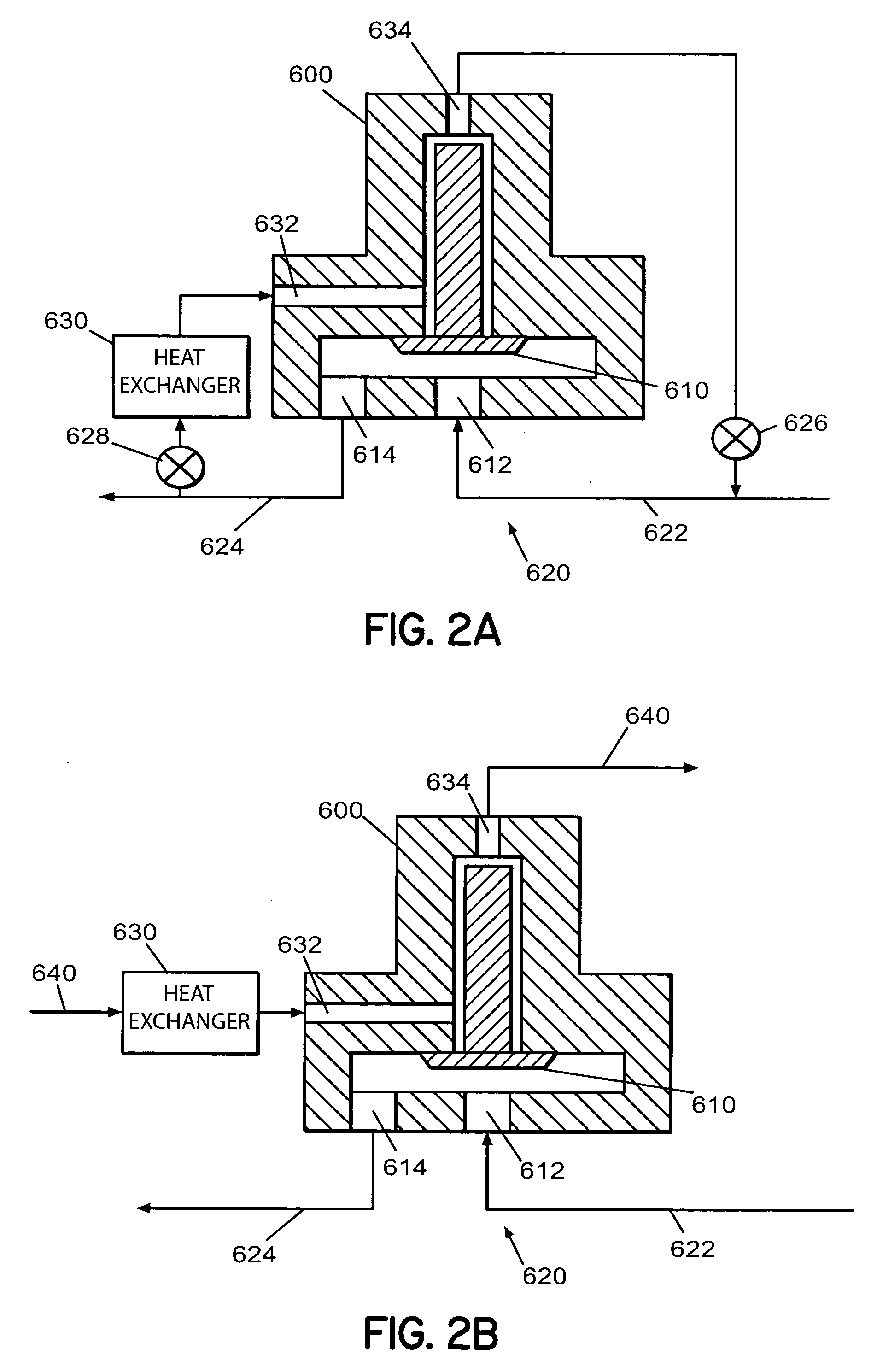 Method and system for flowing a supercritical fluid in a high pressure processing system