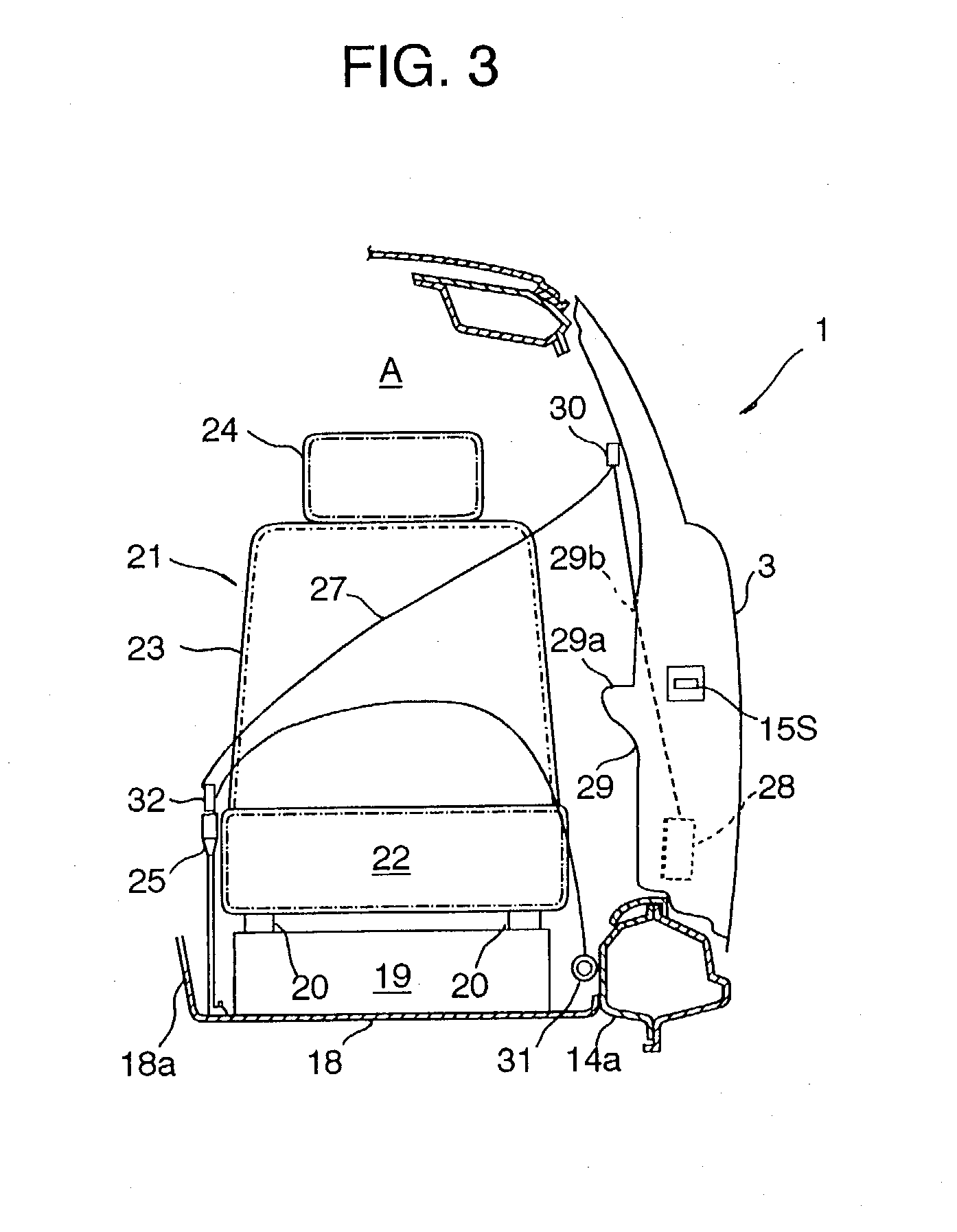 Front seatbelt system for vehicle