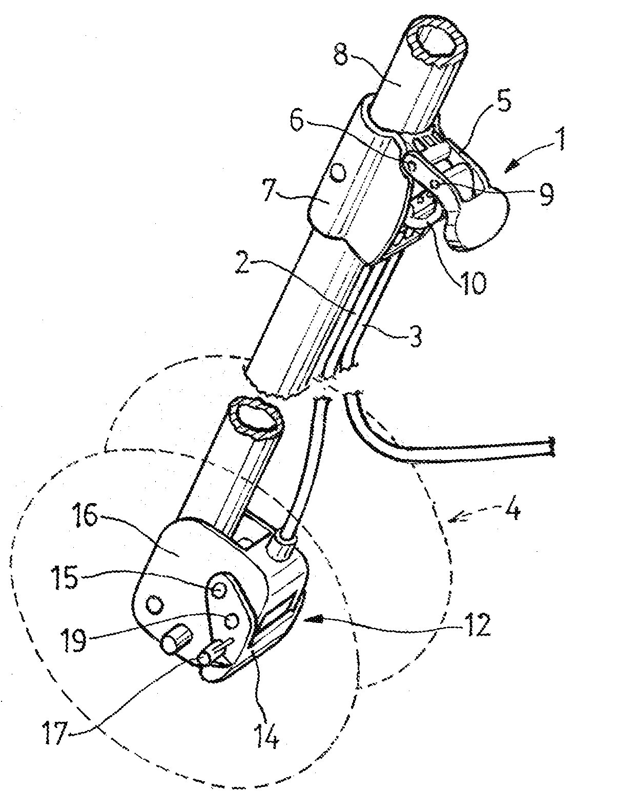 Brake device for prams