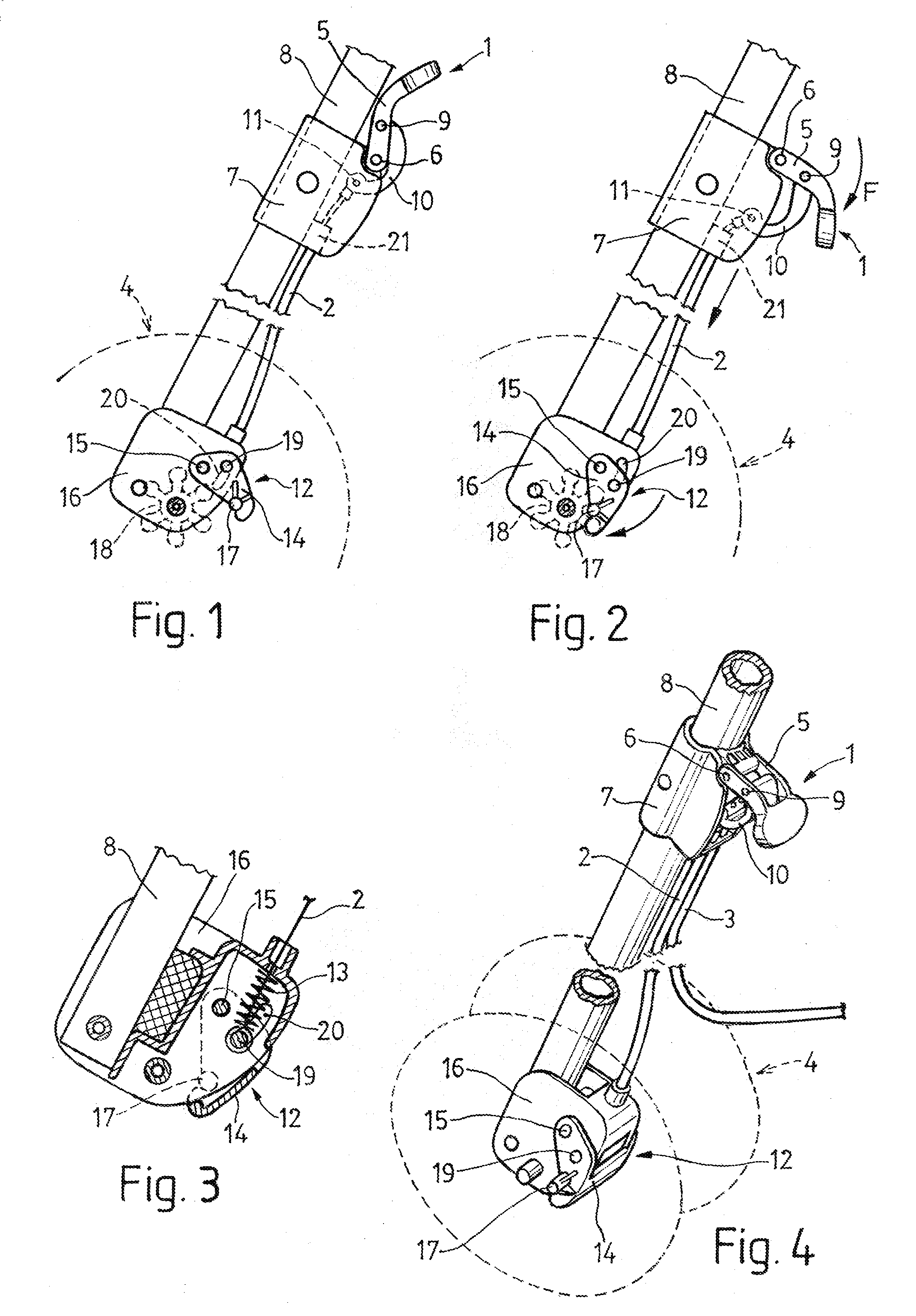 Brake device for prams