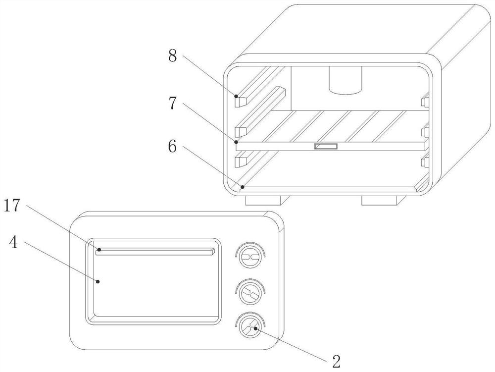 Baking oven for producing bread