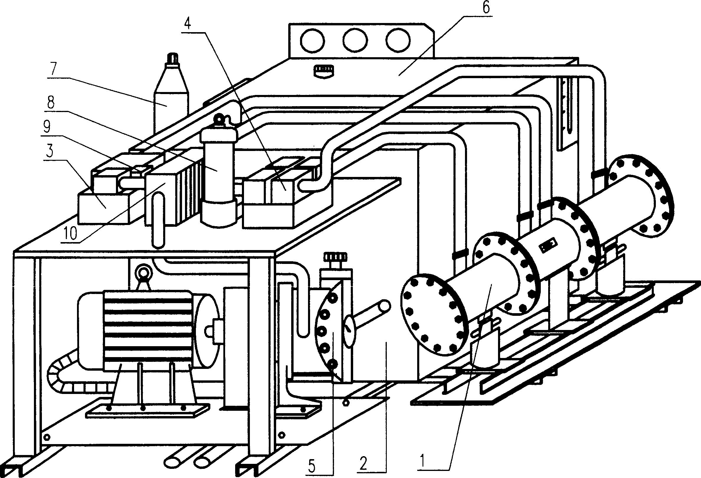 Boosting water injector for oil field