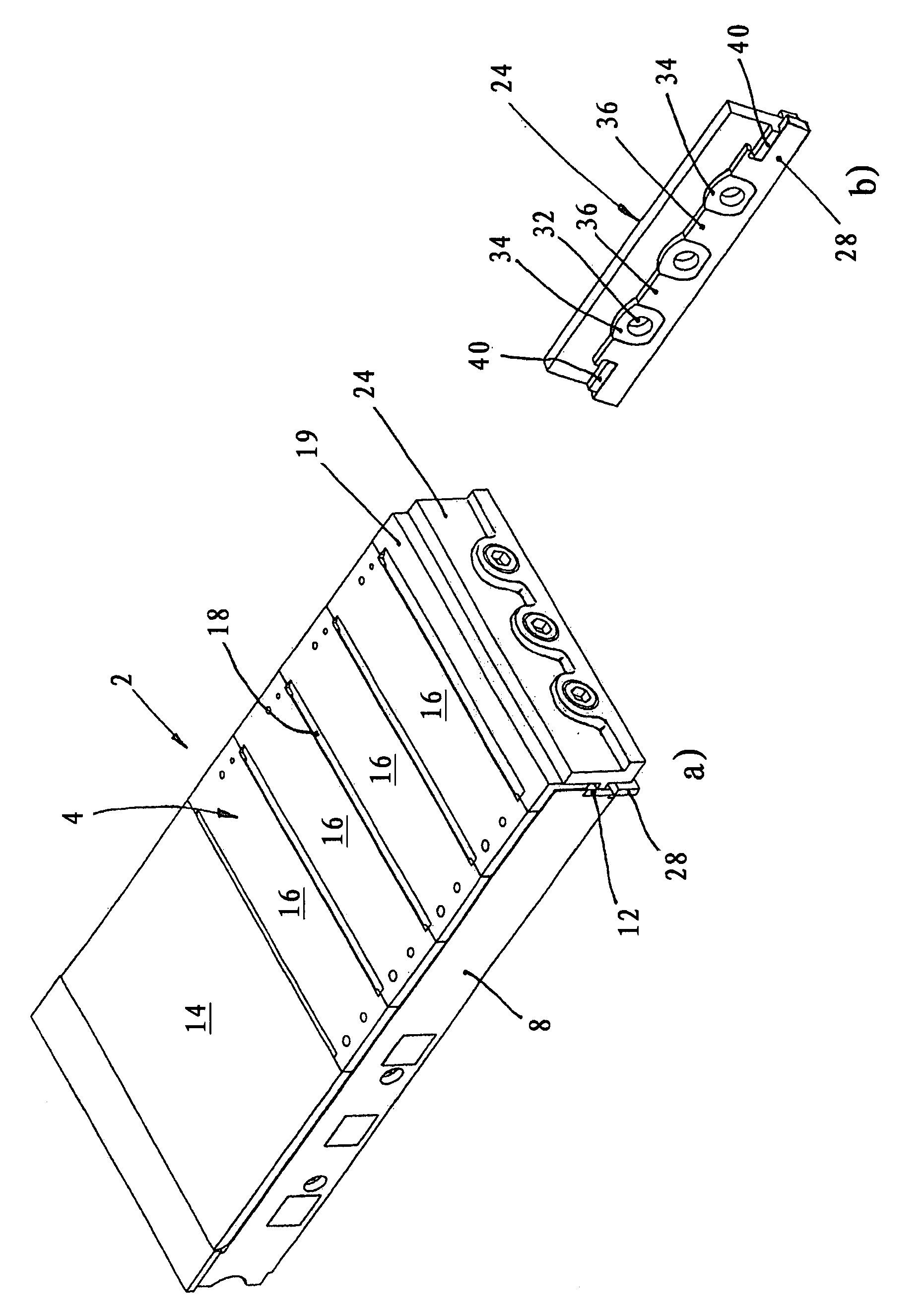 Grate plate arrangement